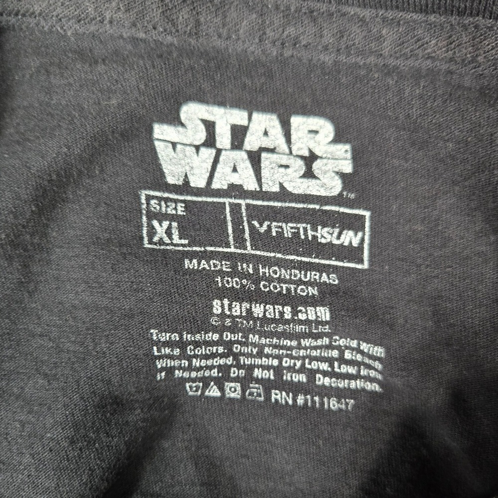 Star Wars Dark Side Comic Graphic T-Shirt XL Darth Vader Boba Fett Fifth Sun - Picture 3 of 7
